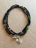 "Janet" Black Onyx Necklace/Bracelet