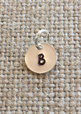 Sterling Initial Charm
