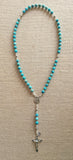 "Nancy" Turquoise & Sterling Silver Rosary