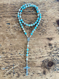 "Nancy" Turquoise & Sterling Silver Rosary
