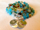 Carole Blue Agate Necklace/Bracelet