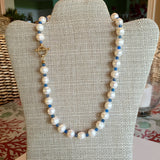 "Enlightened" Pearl & Gemstone Necklace
