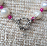 "Enlightened" Pearl & Gemstone Necklace